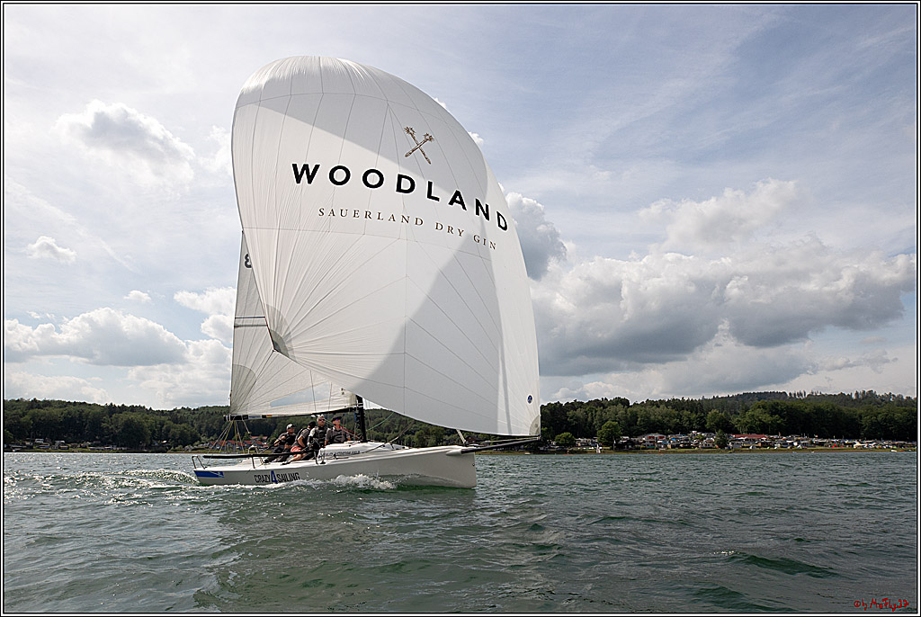J70 - WOODLAND, 12.06.2021 Segelboot; Segeln; Woodland; Spinnaker; J70; Sorpesee; Sauerland